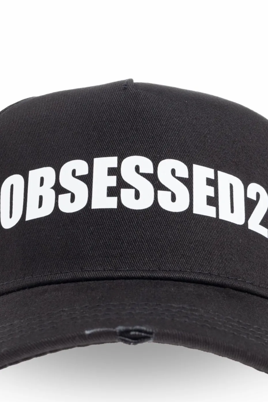 Dsquared2 CZARNY Czapka z daszkiem