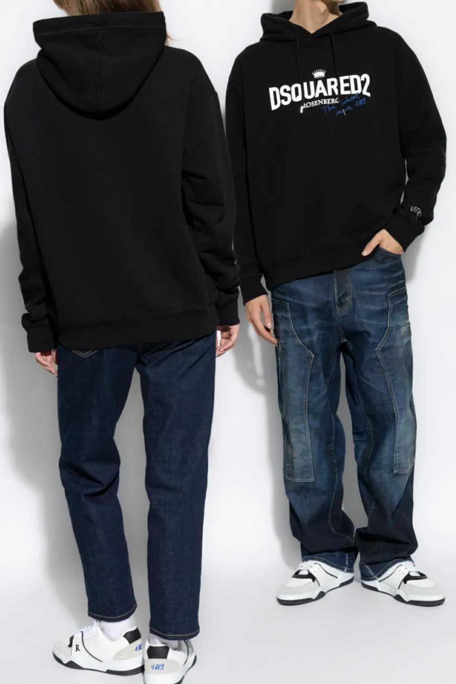 Dsquared2 CZARNY DSQUARED2 X VITKAC X ROSENBERG