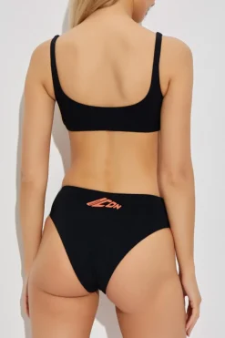 Dsquared2 CZARNY Góra od kostiumu kąpielowego