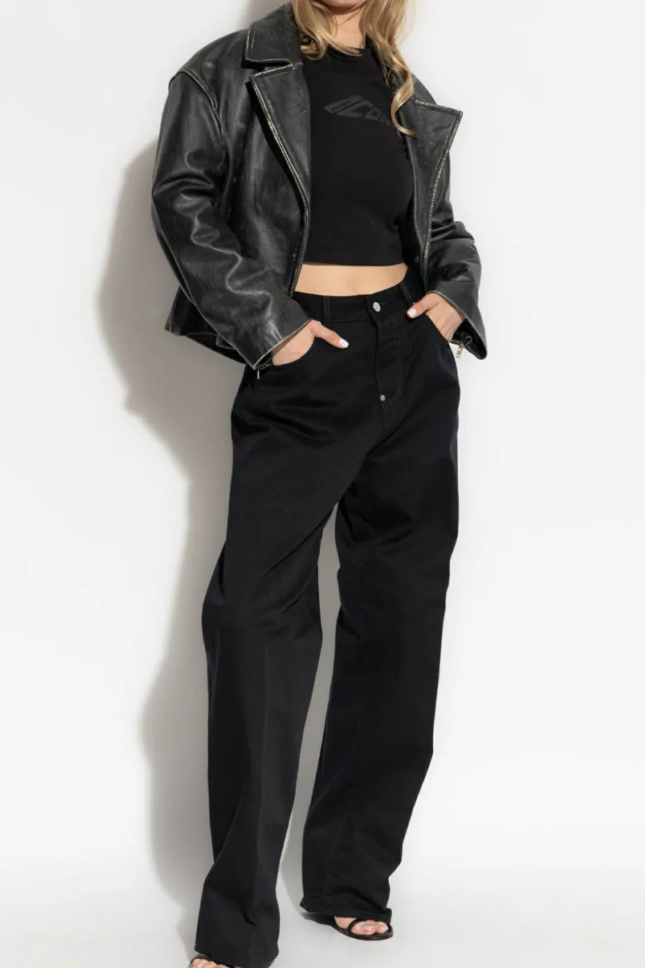 Dsquared2 CZARNY Jeansy `Eros`