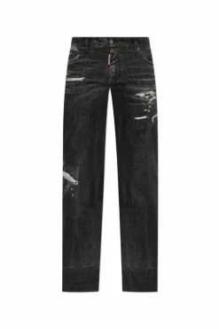 Dsquared2 CZARNY Jeansy `Sharpei Flared Bootcut`