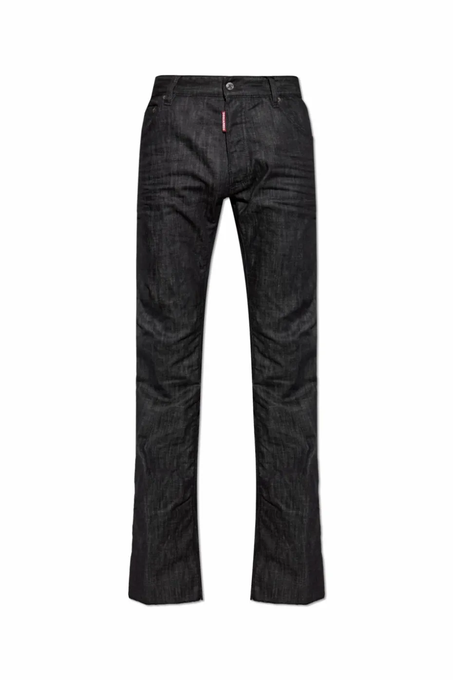 Dsquared2 CZARNY Jeansy z zamkami