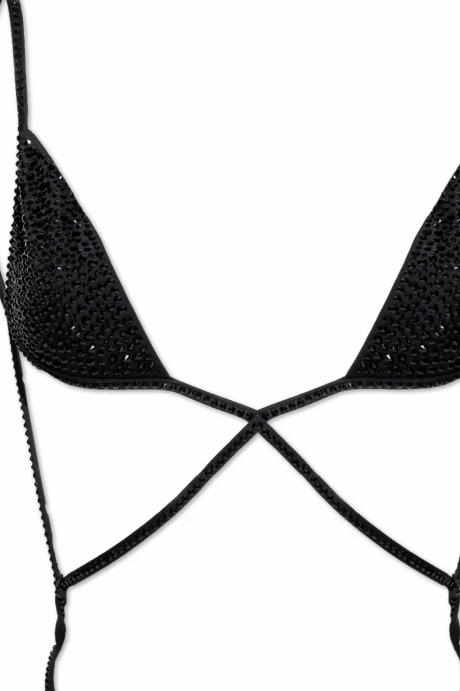 Dsquared2 CZARNY Jednoczęściowy kostium kąpielowy