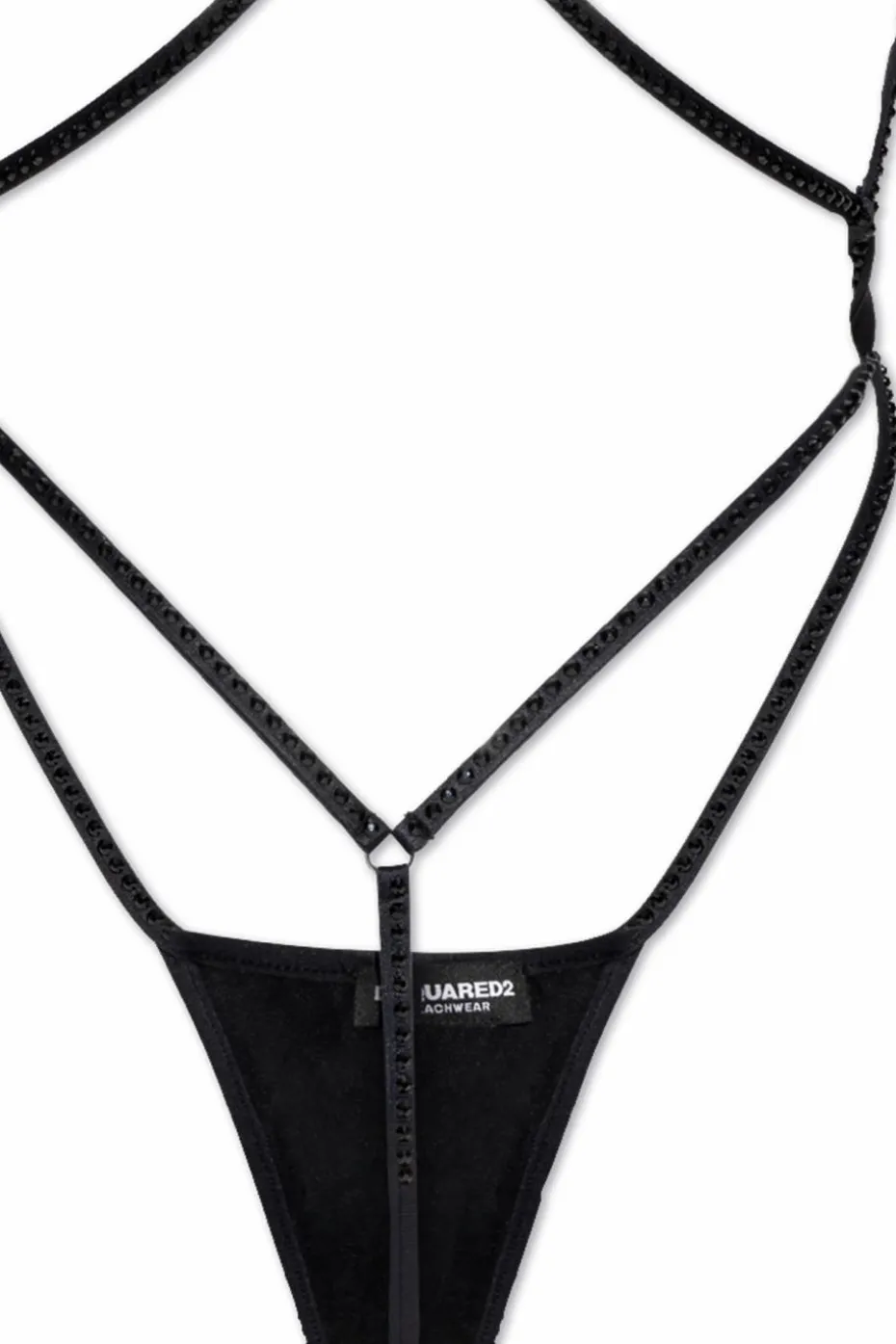 Dsquared2 CZARNY Jednoczęściowy kostium kąpielowy