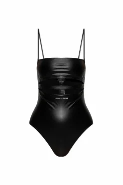 Dsquared2 CZARNY Jednoczęściowy kostium kąpielowy