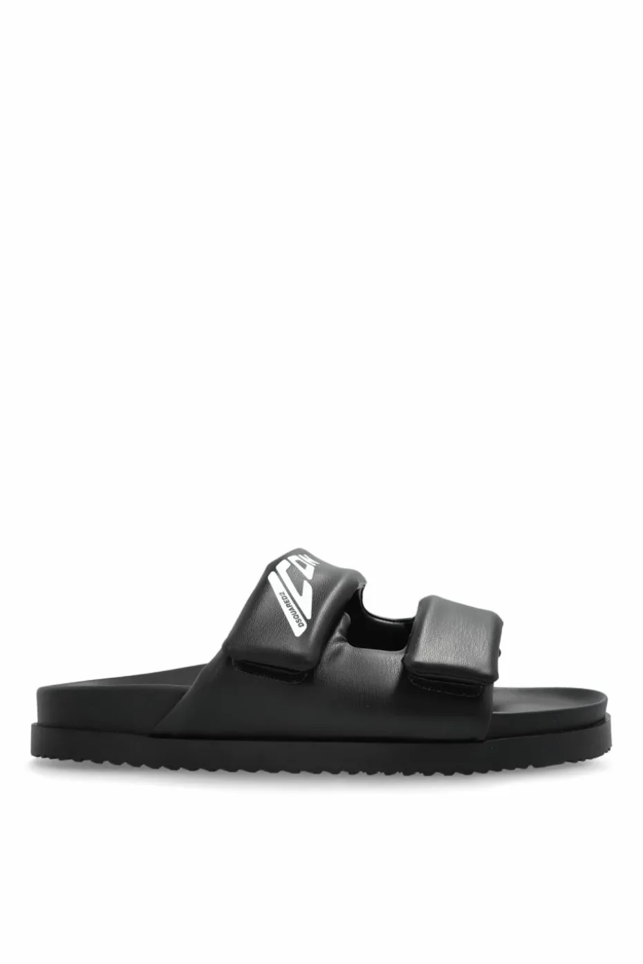 Dsquared2 CZARNY Klapki z logo