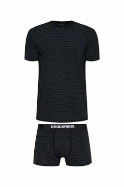 Dsquared2 CZARNY Komplet z kolekcji `Underwear`