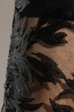 Dsquared2 CZARNY Koronkowe bokserki