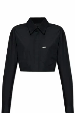 Dsquared2 CZARNY Koszula z kieszeniami