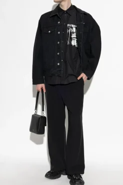 Dsquared2 CZARNY Koszula z nadrukiem