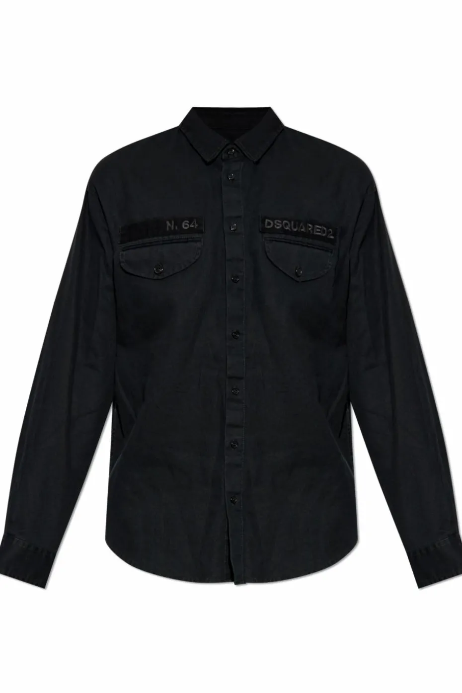 Dsquared2 CZARNY Koszula z logo