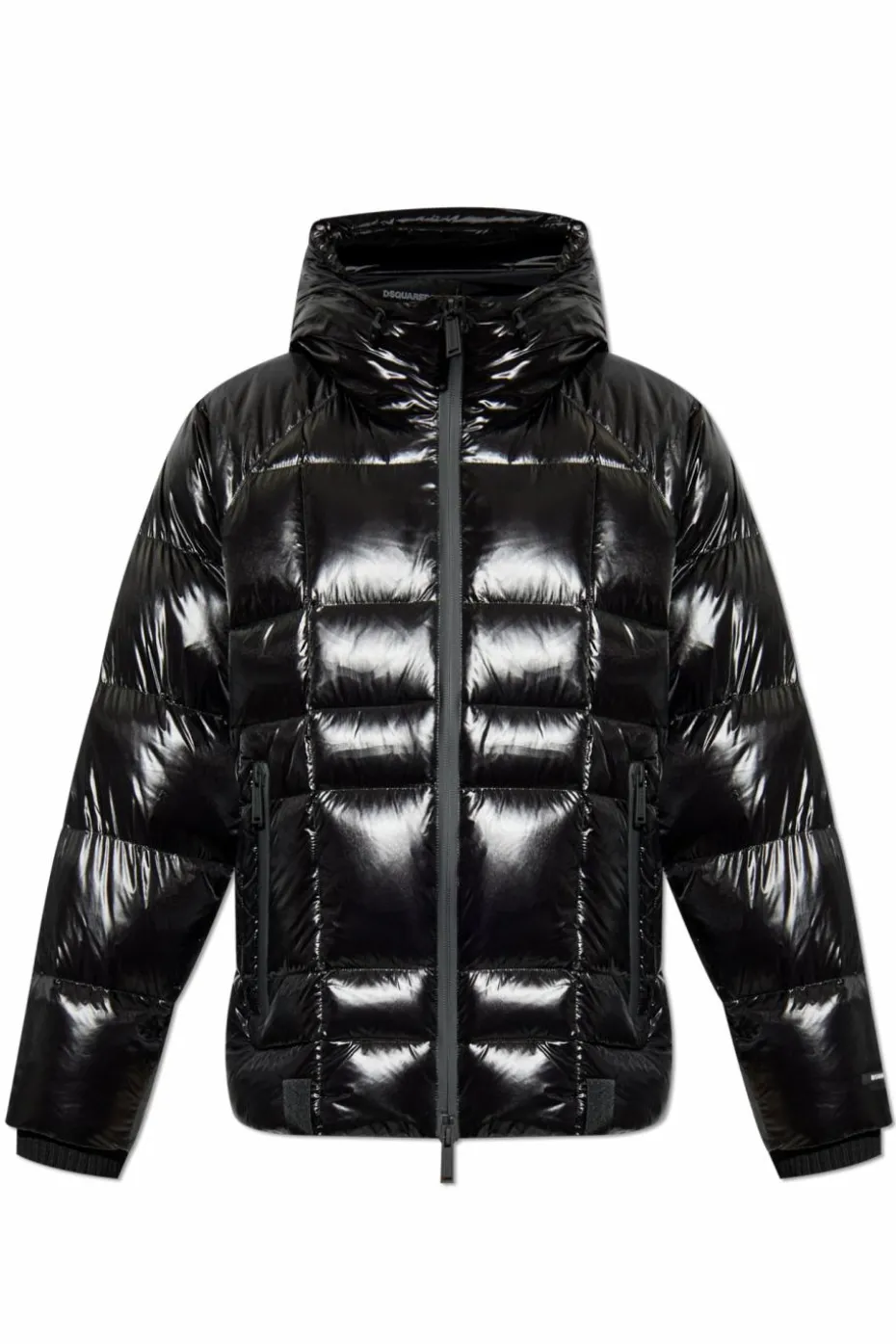 Dsquared2 CZARNY Kurtka puchowa z kapturem