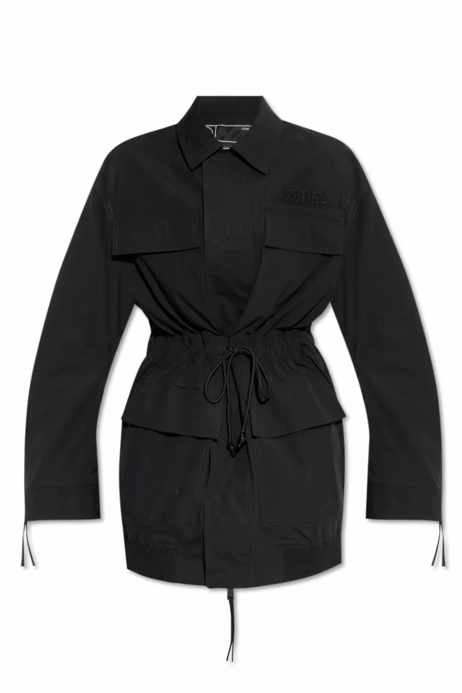 Dsquared2 CZARNY Kurtka z logo