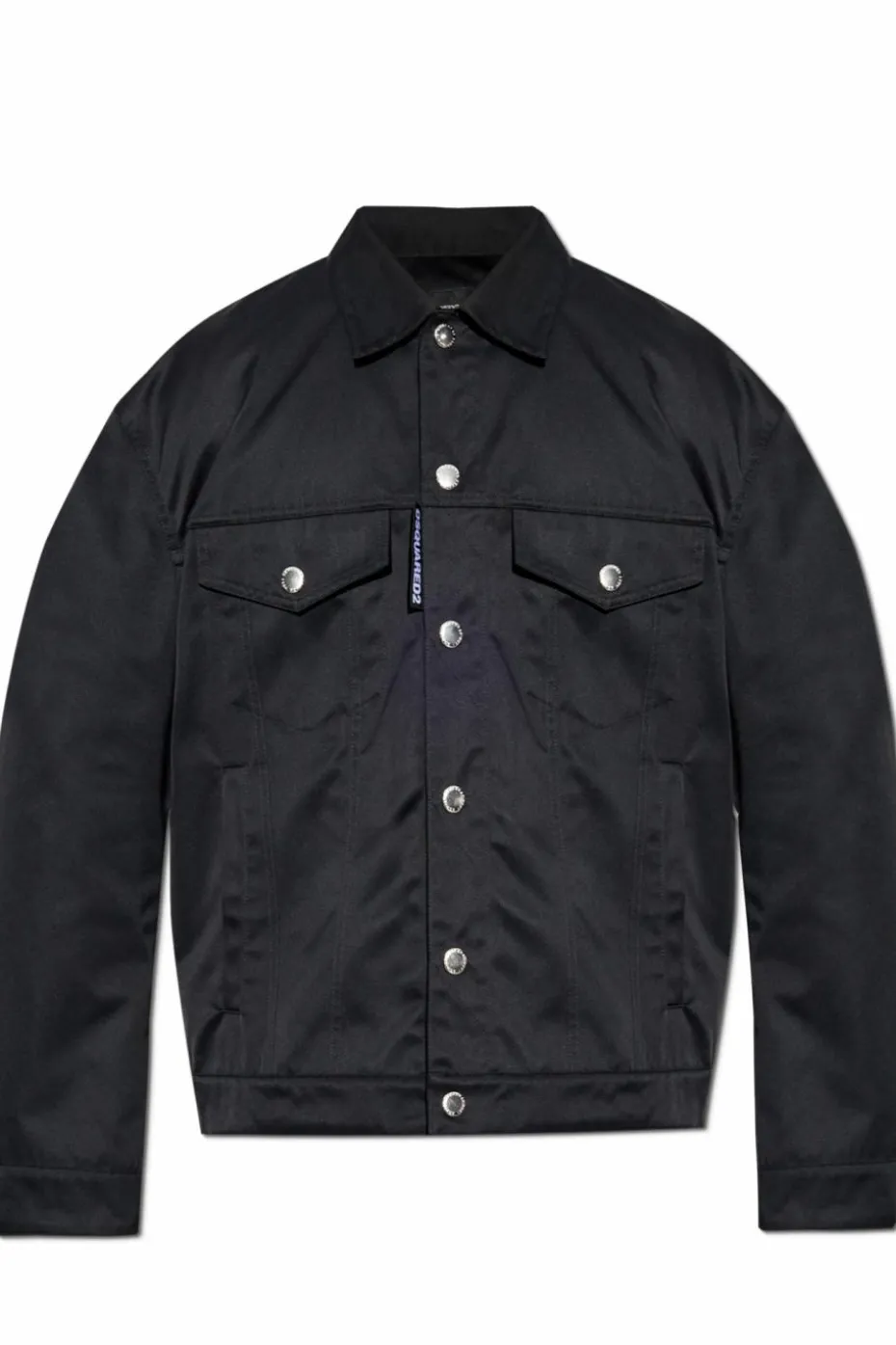 Dsquared2 CZARNY Kurtka z logo
