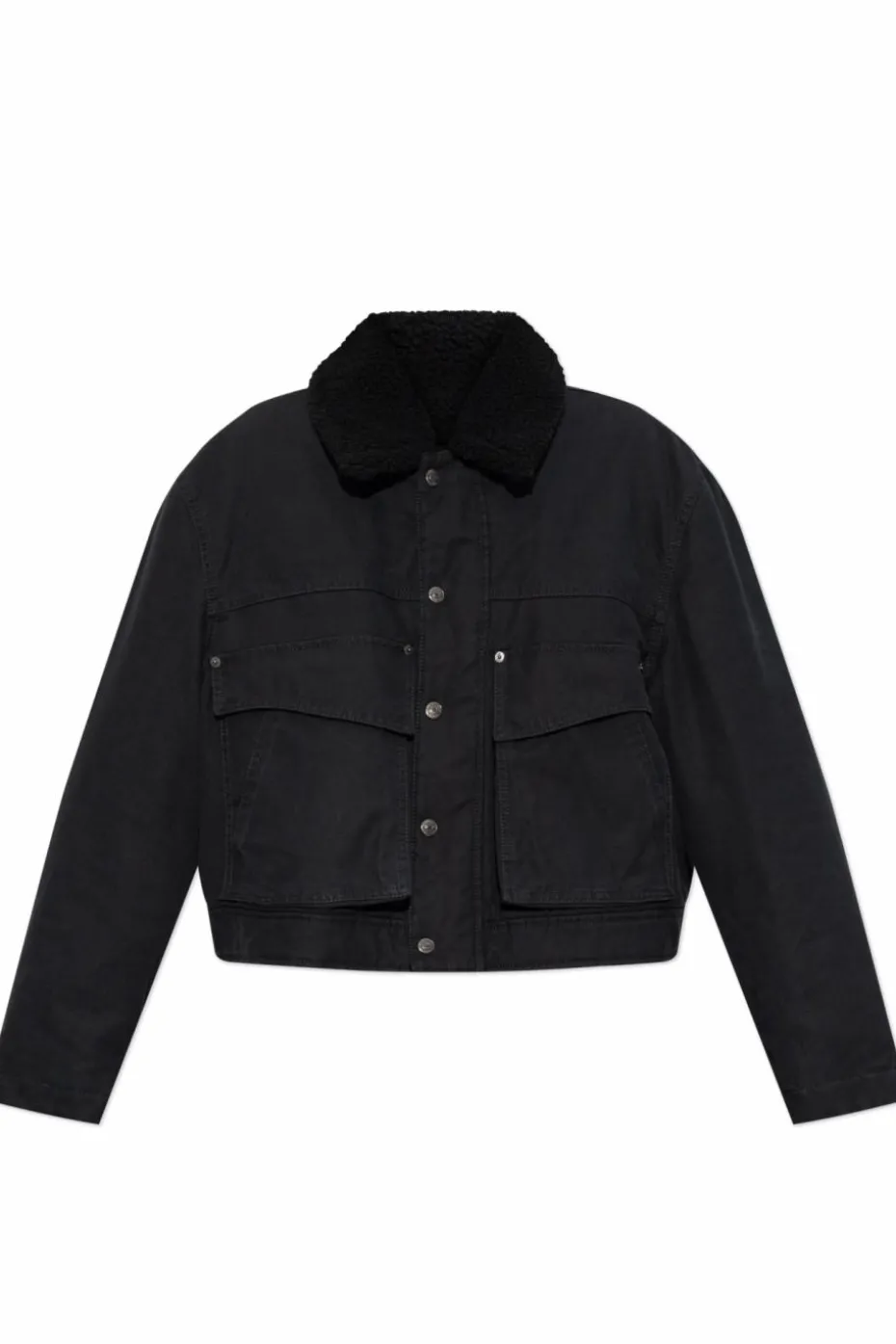 Dsquared2 CZARNY Kurtka z kołnierzem