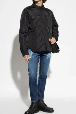 Dsquared2 CZARNY Kurtka z kieszeniami