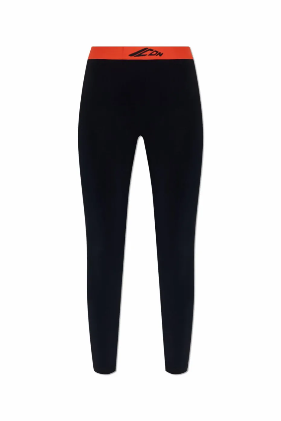 Dsquared2 CZARNY Leginsy z logo