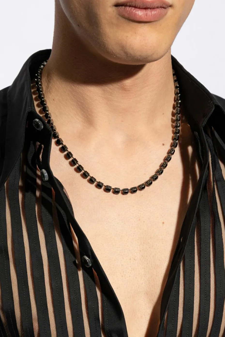 Dsquared2 CZARNY Mosiężny naszujnik