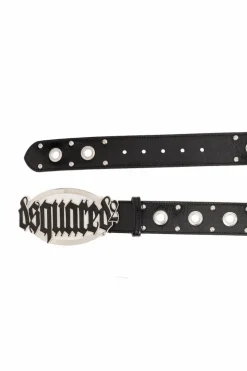 Dsquared2 CZARNY Pasek z logo