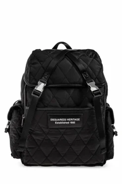 Dsquared2 CZARNY Plecak z logo