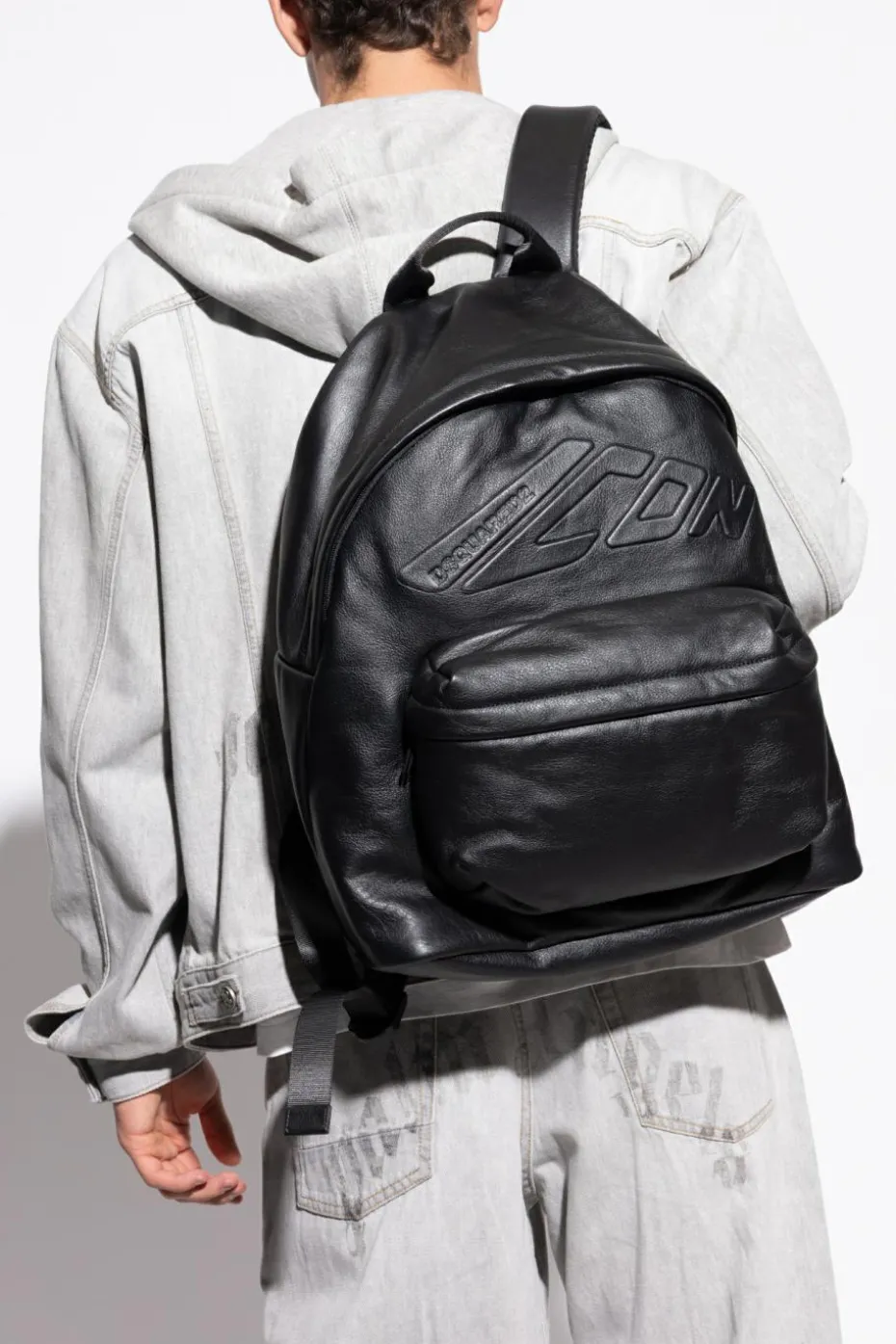 Dsquared2 CZARNY Plecak z logo