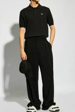 Dsquared2 CZARNY Polo z logo
