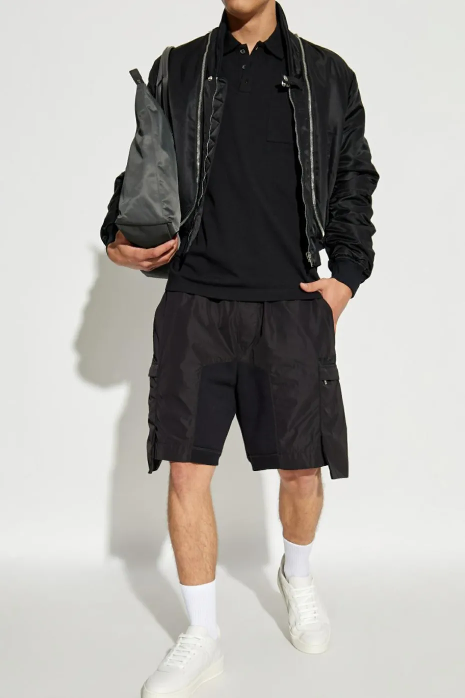 Dsquared2 CZARNY Polo z logo
