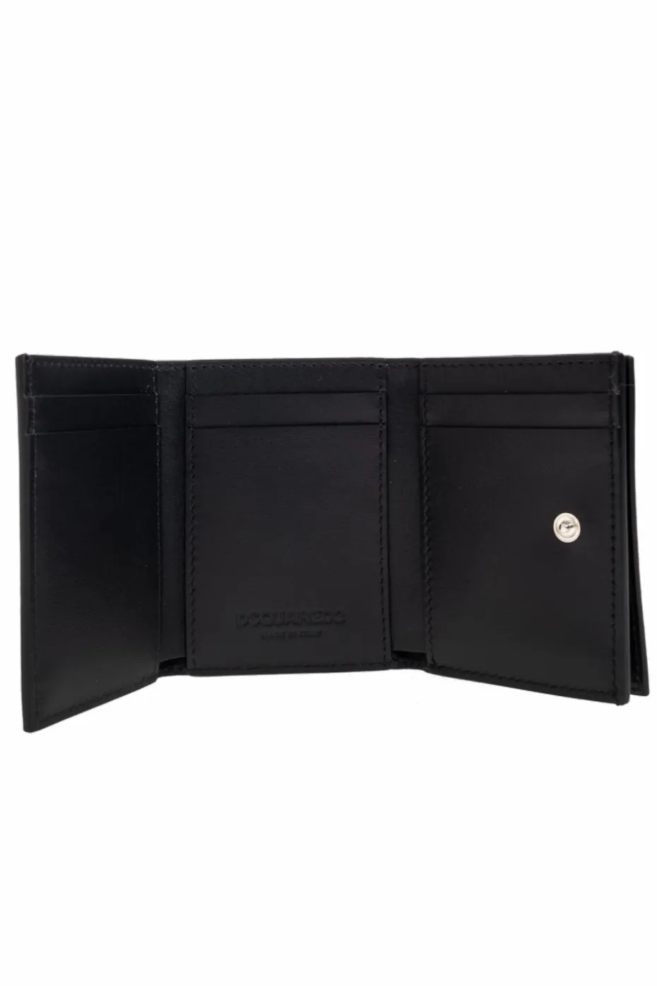 Dsquared2 CZARNY Portfel z logo