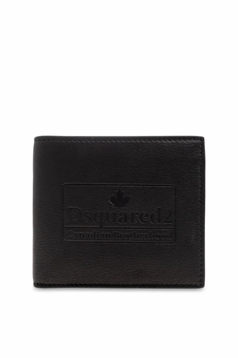 Dsquared2 CZARNY Składany portfel z logo