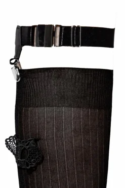 Dsquared2 CZARNY Skarpety ze spinkami