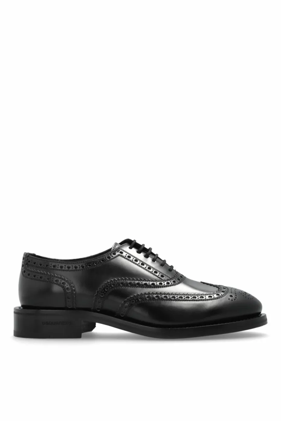 Dsquared2 CZARNY Skórzane buty