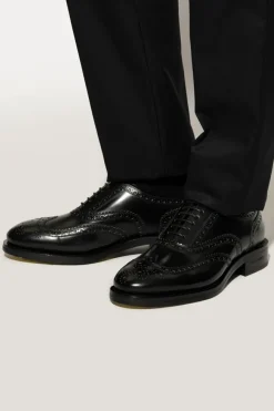 Dsquared2 CZARNY Skórzane buty