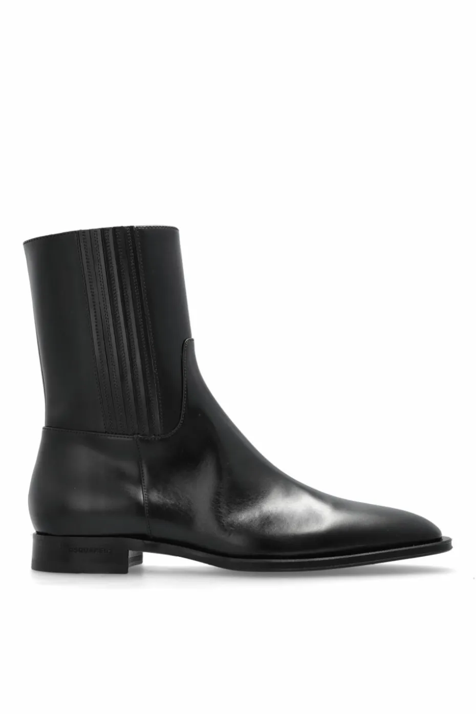 Dsquared2 CZARNY Skórzane buty