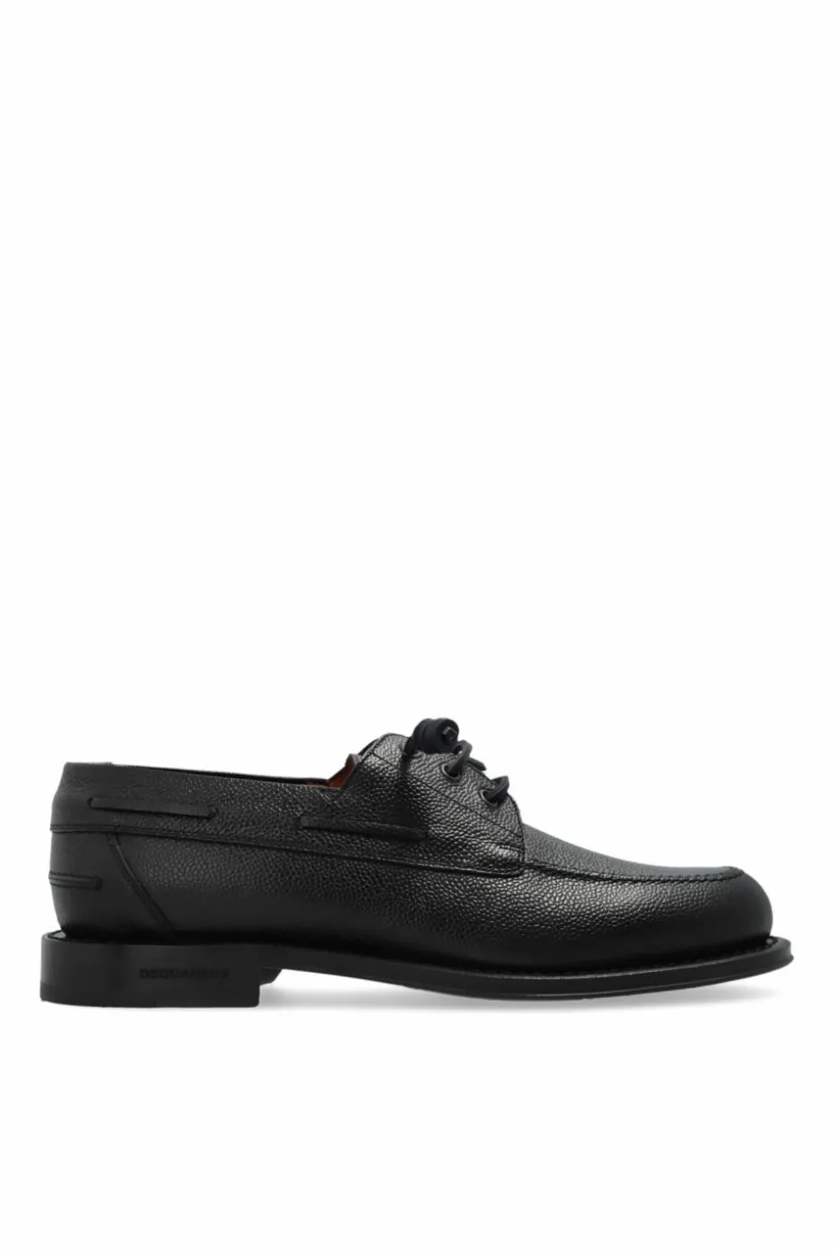 Dsquared2 CZARNY Skórzane buty
