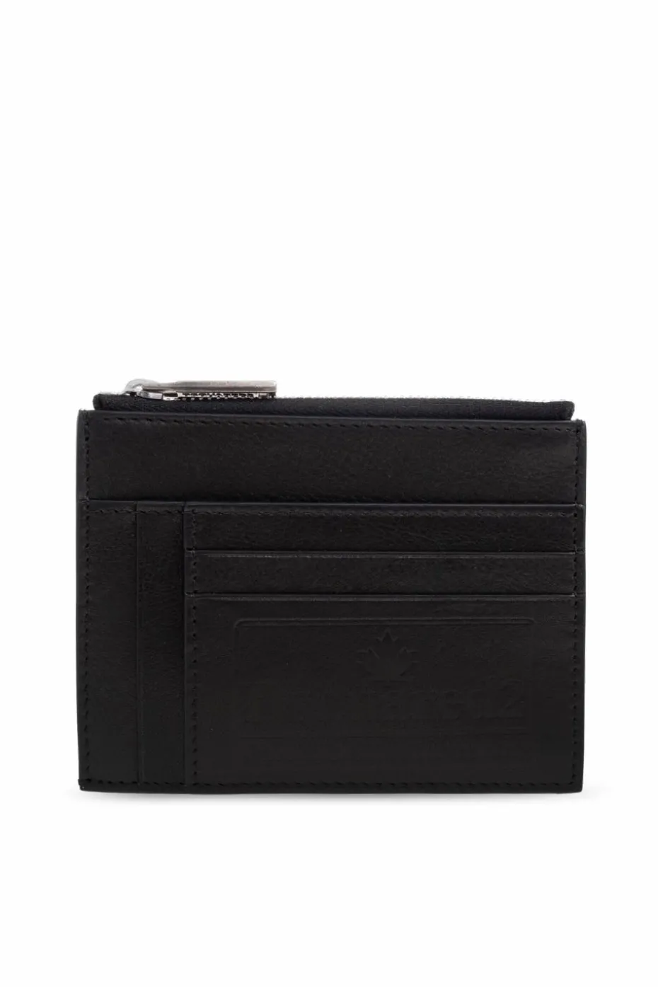 Dsquared2 CZARNY Skórzane etui na karty