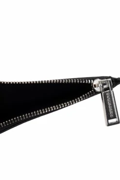 Dsquared2 CZARNY Skórzane etui na karty