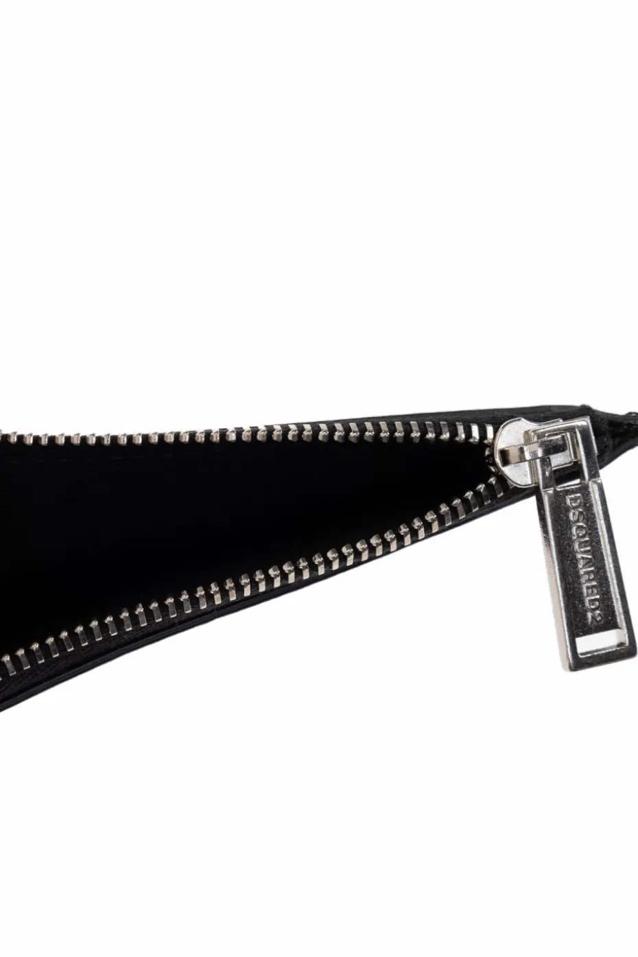 Dsquared2 CZARNY Skórzane etui na karty