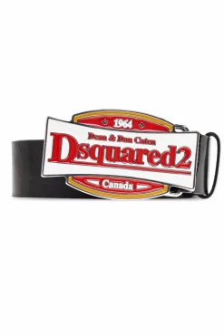 Dsquared2 CZARNY Skórzany pasek