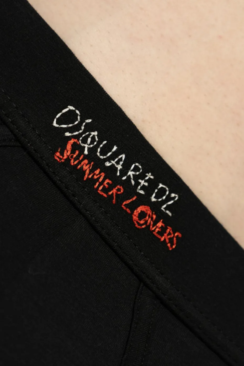 Dsquared2 CZARNY Slipy kapsuła `Summer Lovers`