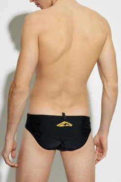 Dsquared2 CZARNY Slipy kąpielowe
