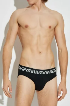 Dsquared2 CZARNY Slipy z logo
