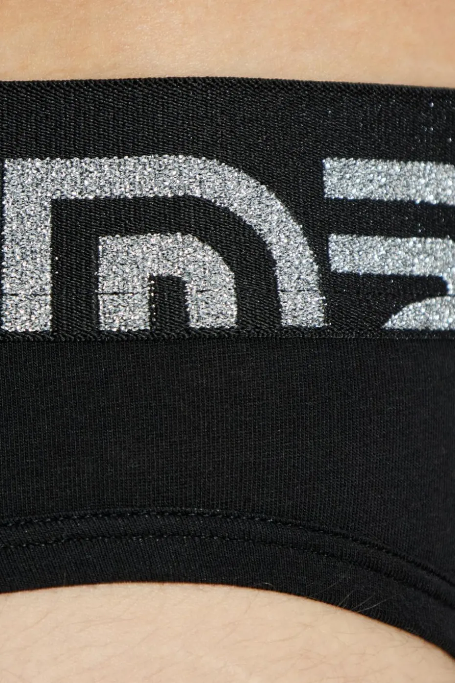 Dsquared2 CZARNY Slipy z logo