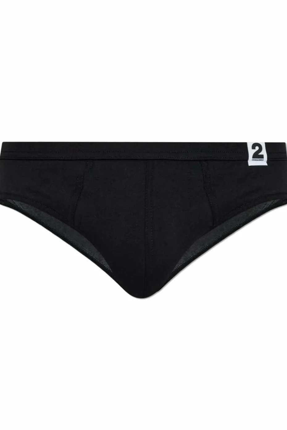 Dsquared2 CZARNY Slipy z logo