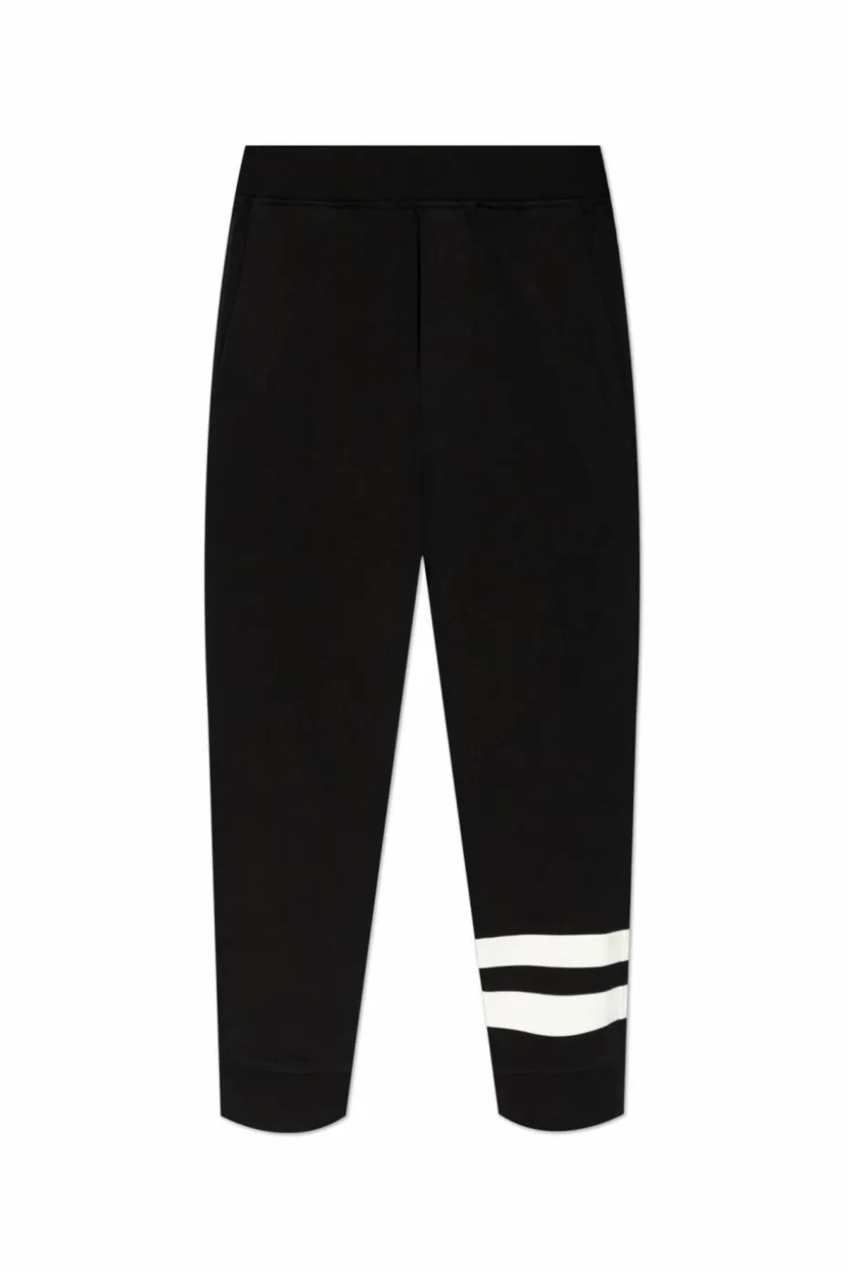 Dsquared2 CZARNY Spodnie z logo