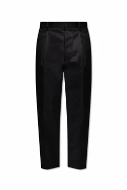 Dsquared2 CZARNY Spodnie `1 Pleat Aviator`