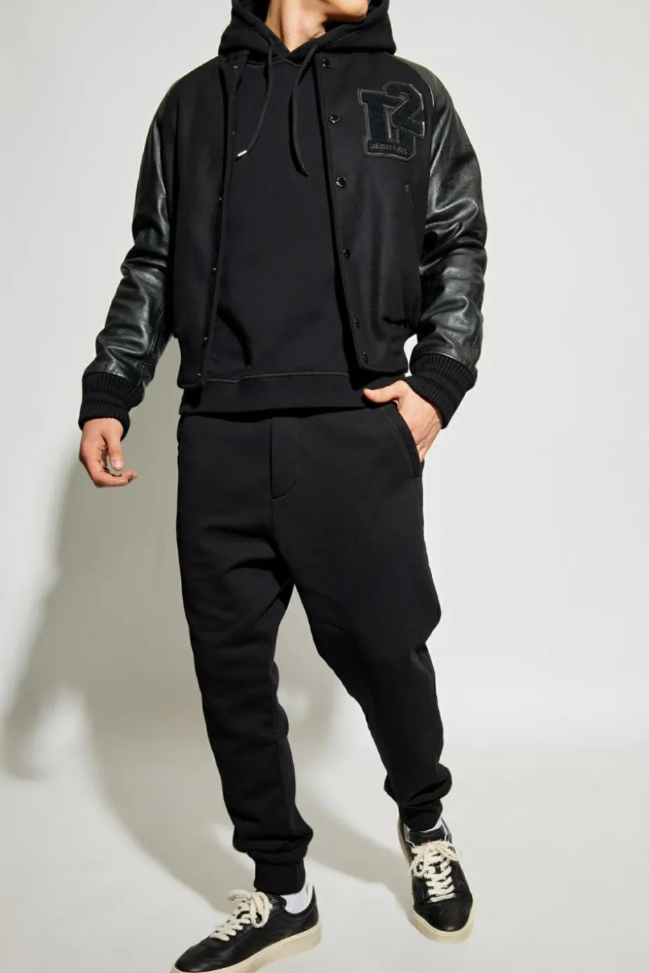 Dsquared2 CZARNY Spodnie dresowe