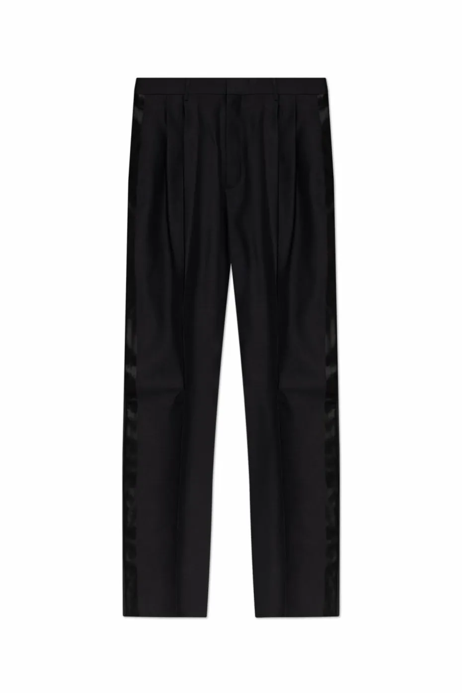Dsquared2 CZARNY Spodnie z lampasami