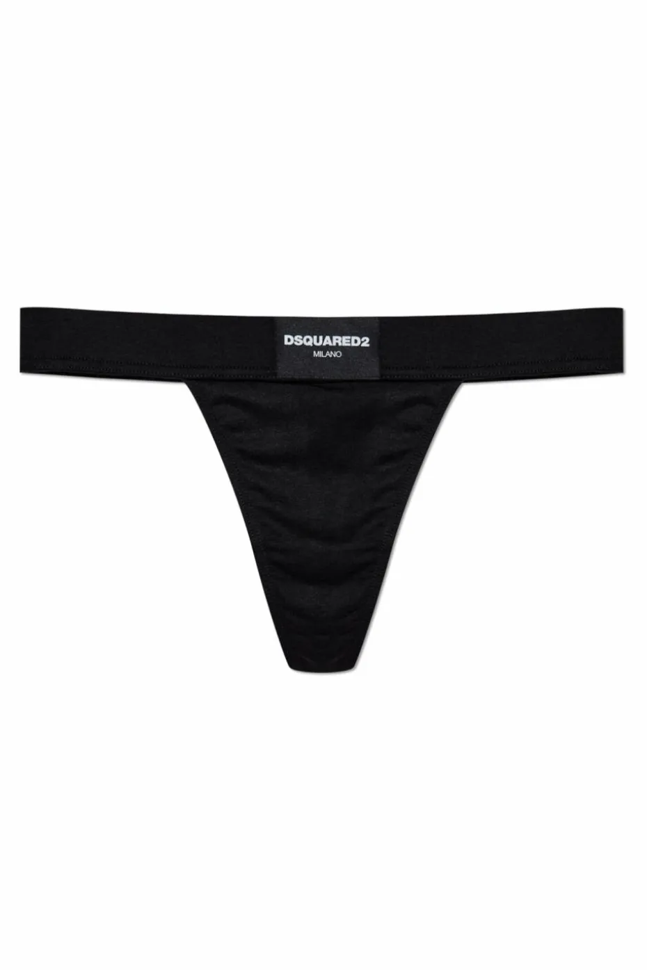 Dsquared2 CZARNY Stringi z logo