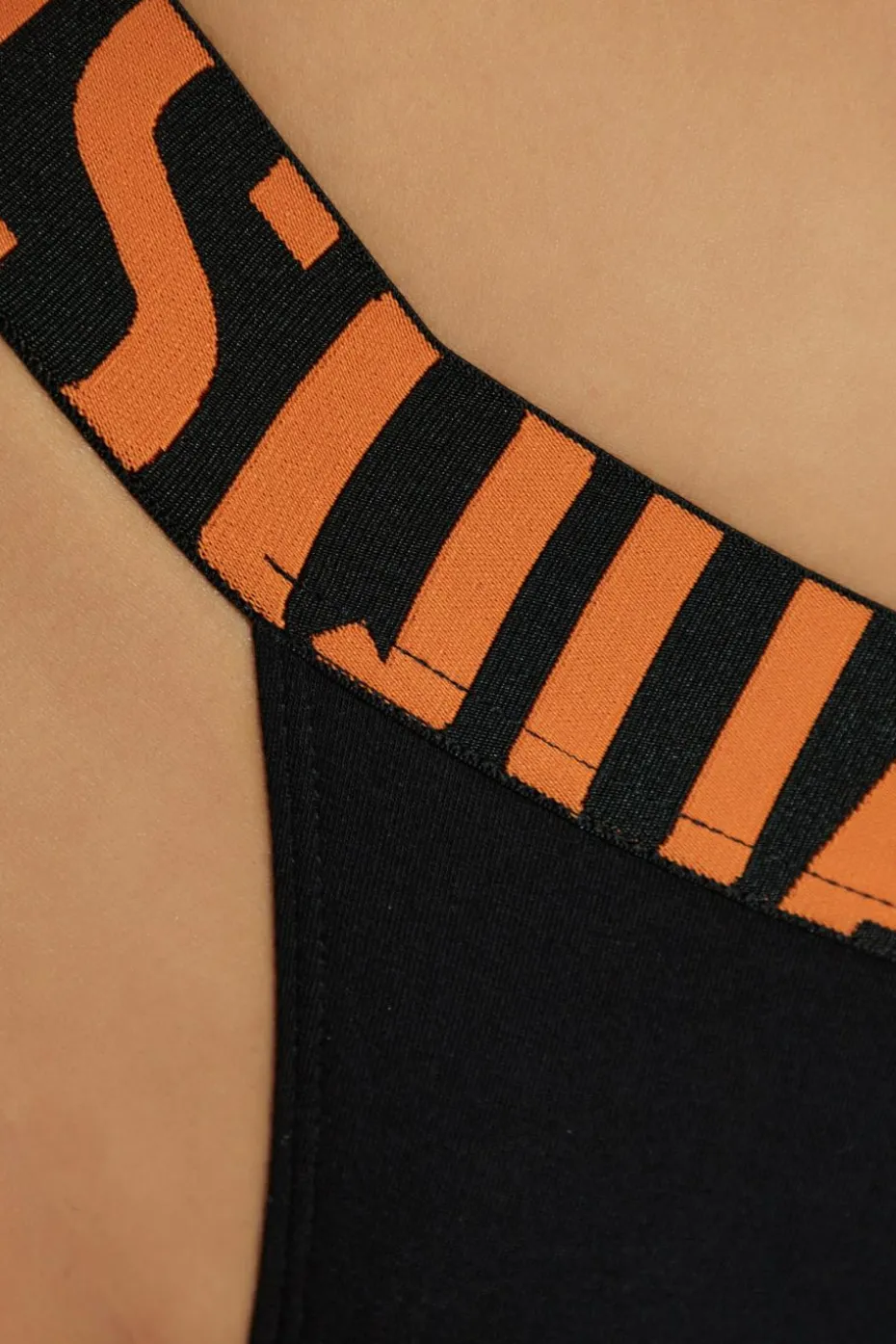 Dsquared2 CZARNY Stringi z logo