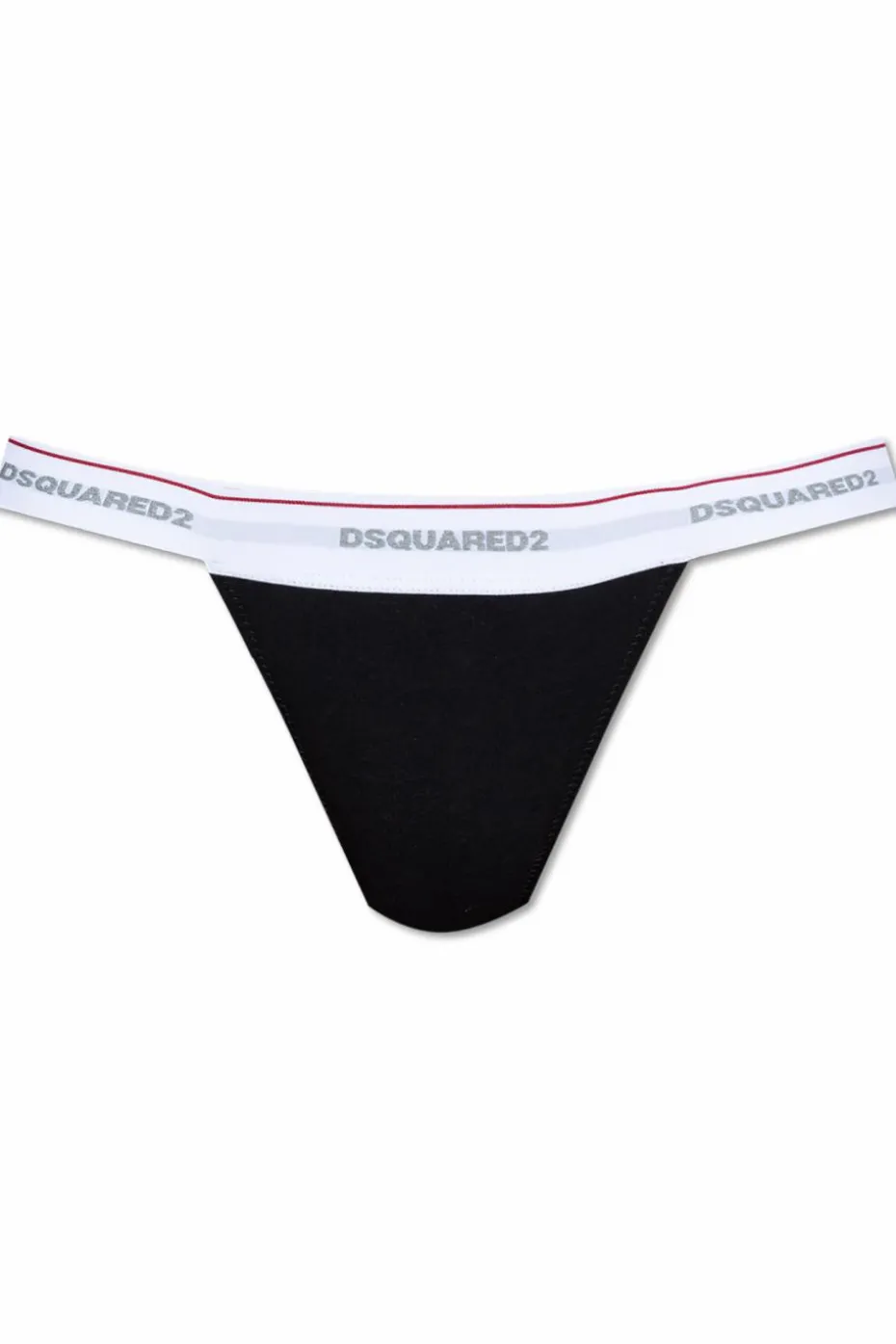Dsquared2 CZARNY Stringi z logo